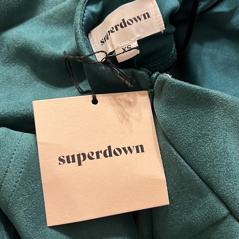 Brand New Revolve Superdown Green XS Dress - Picture 10 of 12
